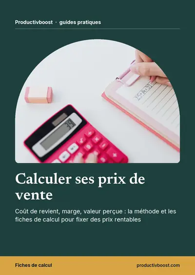 Couverture de l'ebook Calculer ses prix de vente