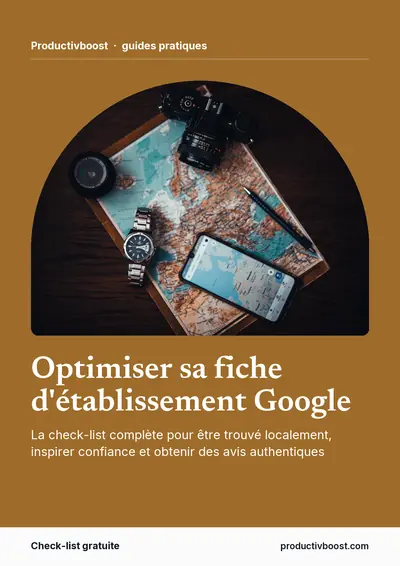 Couverture de l'ebook Optimiser sa fiche d'établissement Google