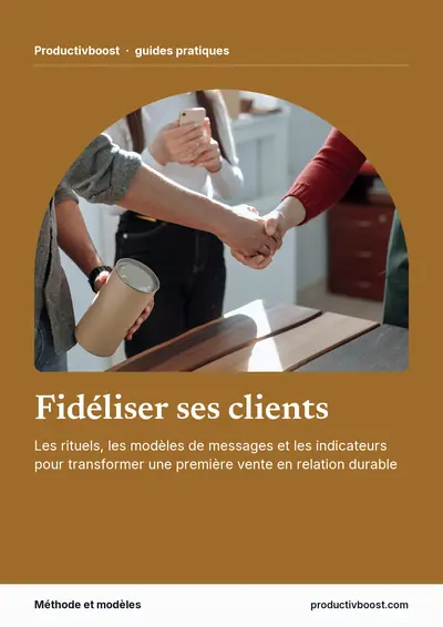 Couverture de l'ebook Fidéliser ses clients