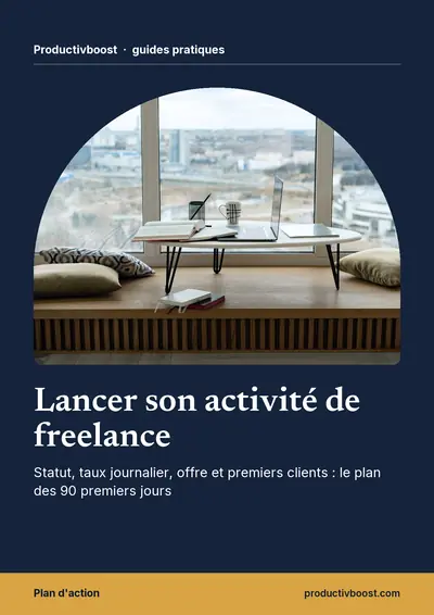 Couverture de l'ebook Lancer son activité de freelance