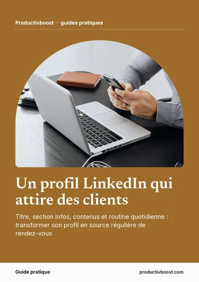 Couverture de l'ebook Un profil LinkedIn qui attire des clients