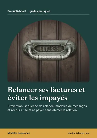 Couverture de l'ebook Relancer ses factures et éviter les impayés