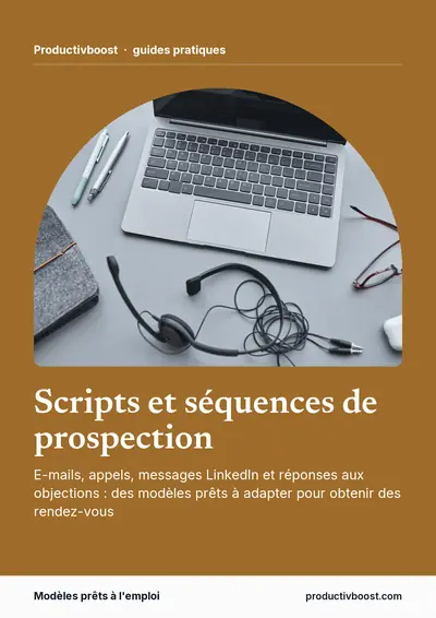 Couverture de l'ebook Scripts et séquences de prospection